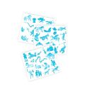 Moulin Roty Himmelskarte mit Rubbelbildern