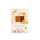 Moulin Roty 12 Buntstifte + 3 Tiere-Ausmalbilder