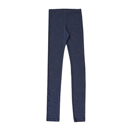 Joha Damen Leggings Wolle/Seide Marine