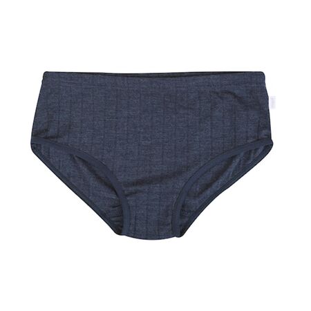 Joha Damen Slip Wolle/Seide Navy