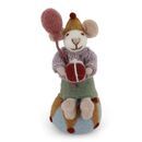 Gry & Sif Kleine Maus mit Ballon & Geschenk