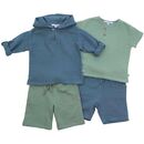 Enfant Terrible Kinder Musselin Hoodie seegr�n