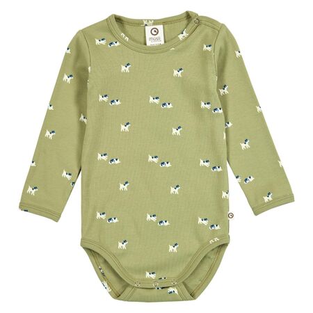 m�sli Baby Body langarm Hunde