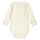 m�sli Baby Body langarm mit R�schen natur 92