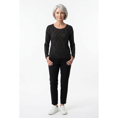 Damen Langarmshirt Seide kokon zwo