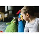 Efie Kuscheltier Hahn blau