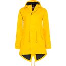 Damen BMS Sailing Wear Regenmantel gelb/marine 48