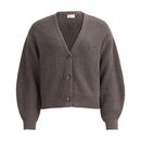 People Wear Organic Damen Jacke Rippstrick basalt