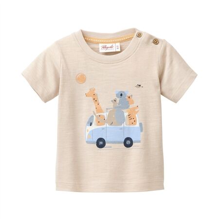 People Wear Organic Baby Shirt kurzarm sand