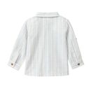 People Wear Organic Baby Hemd langarm hellblau gestreift