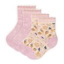 People Wear Organic Baby Socken 2er-Pack malve mix