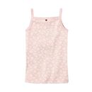 People Wear Organic Kinder Unterhemd Tr�ger rosa bedruckt