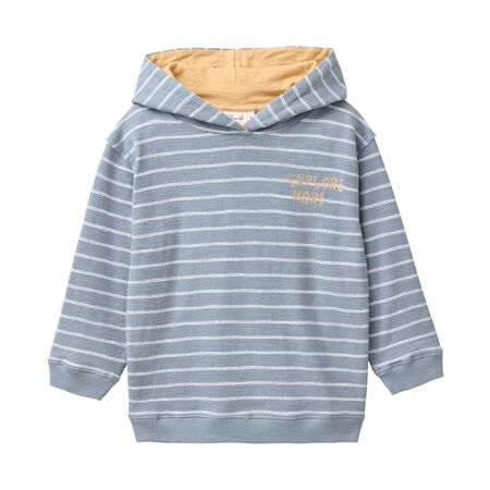 People Wear Organic Kinder Pullover Kapuze Sweat blaugrau...