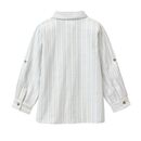 People Wear Organic Kinder Hemd langarm hellblau gestreift