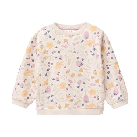 People Wear Organic Kinder Pullover Sweat puderrosa Blumen
