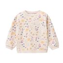People Wear Organic Kinder Pullover Sweat puderrosa Blumen 122