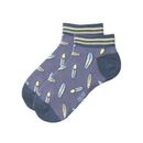 People Wear Organic Kinder Socken Sneaker 2er-Pack bunt mix blau 34-37