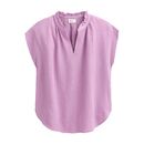 People Wear Organic Damen Bluse Musselin �rmellos malve