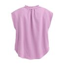 People Wear Organic Damen Bluse Musselin �rmellos malve