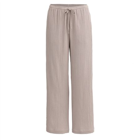 People Wear Organic Damen Hose Musselin dunkelsand