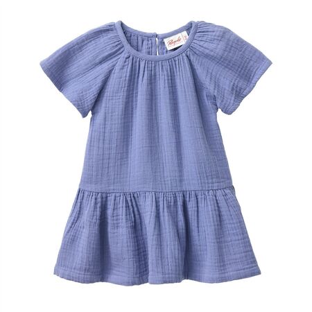 People Wear Organic Baby Kleid Musselin atlantik