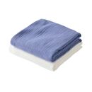 People Wear Organic Baby Mulltuch 2er-Pack atlantik mix