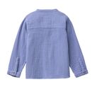 People Wear Organic Kinder Hemd Musselin atlantik