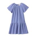 People Wear Organic Kinder Kleid Musselin atlantik