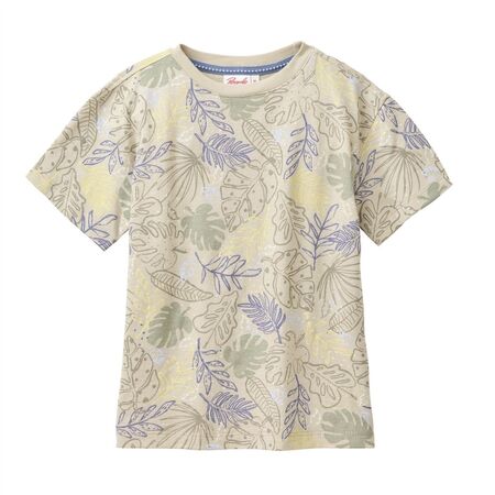 People Wear Organic Kinder Shirt kurzarm khaki Bl�tter