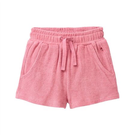 People Wear Organic Kinder Shorts Frottee himbeerrot