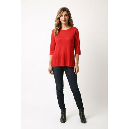 Damen Tunika BW/Leinen Kokon zwo