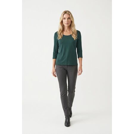 Damen Shirt 3/4-Arm Bio Baumwolle