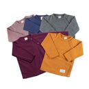 Lilano Baby Shirt mit Knopfleiste hellgrau 50