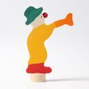 Steckfigur Clown mit Trompete