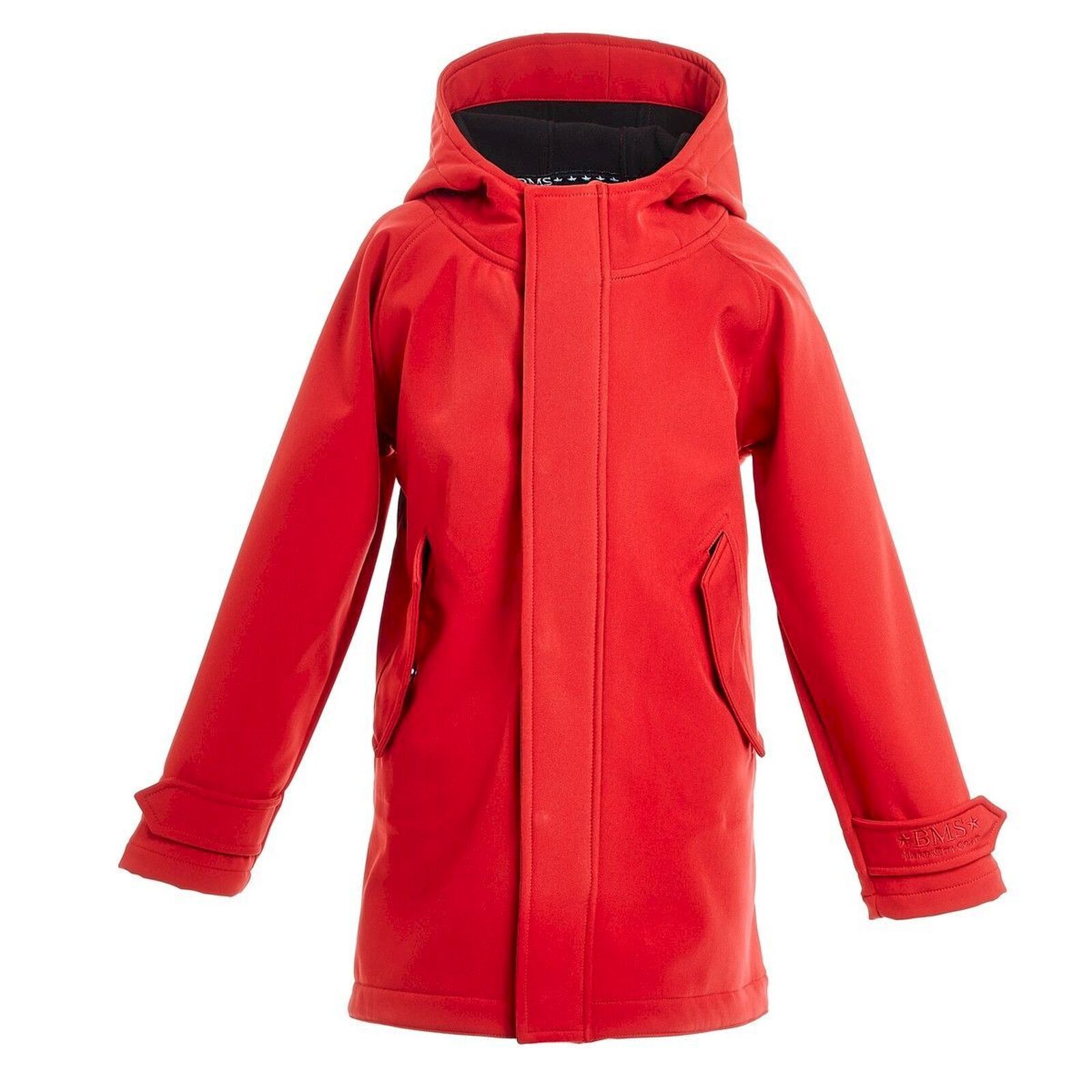 Ki. HafenCity Coat SoftShell, rot, 104