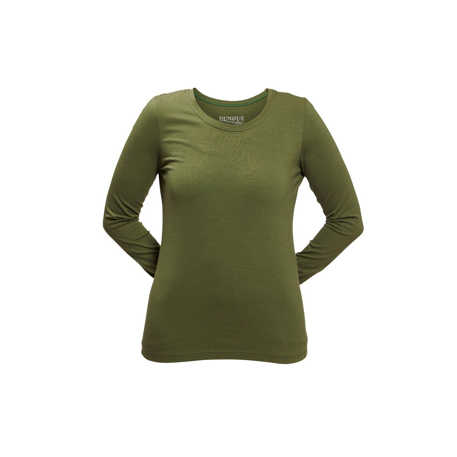 Dunque Langarm Shirt - moosgrn - XXL