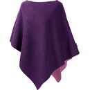 Mufflon Poncho Mu Extra reine Merinowolle