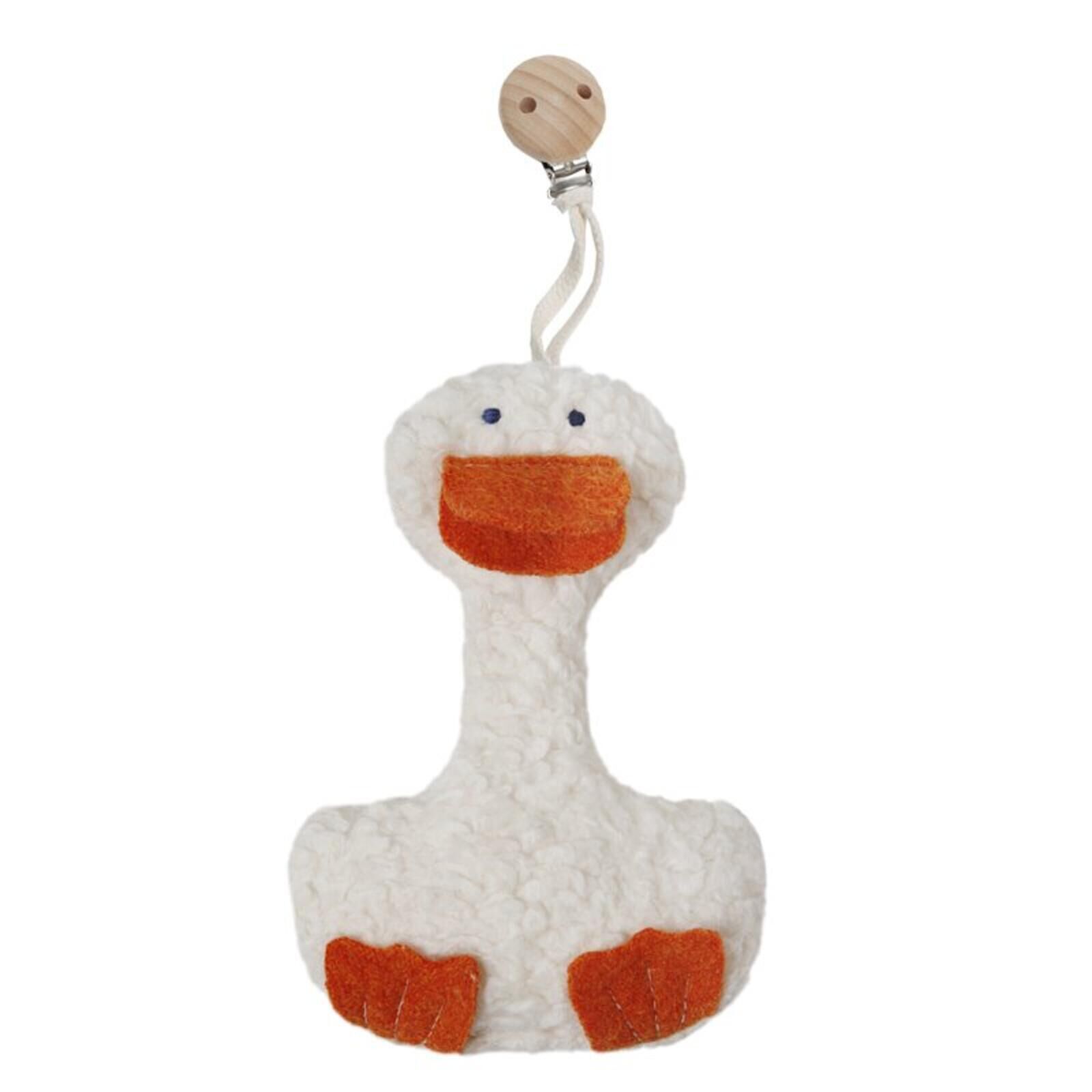 Efie Greifling mit Clip, Ente orange