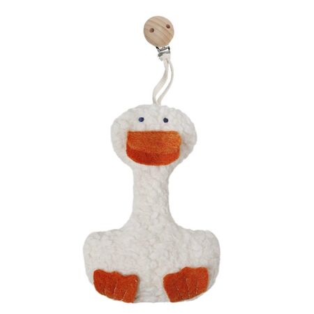 Efie Greifling mit Clip, Ente orange