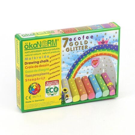 Straßenmalkreide Ecofee - Goldglitter