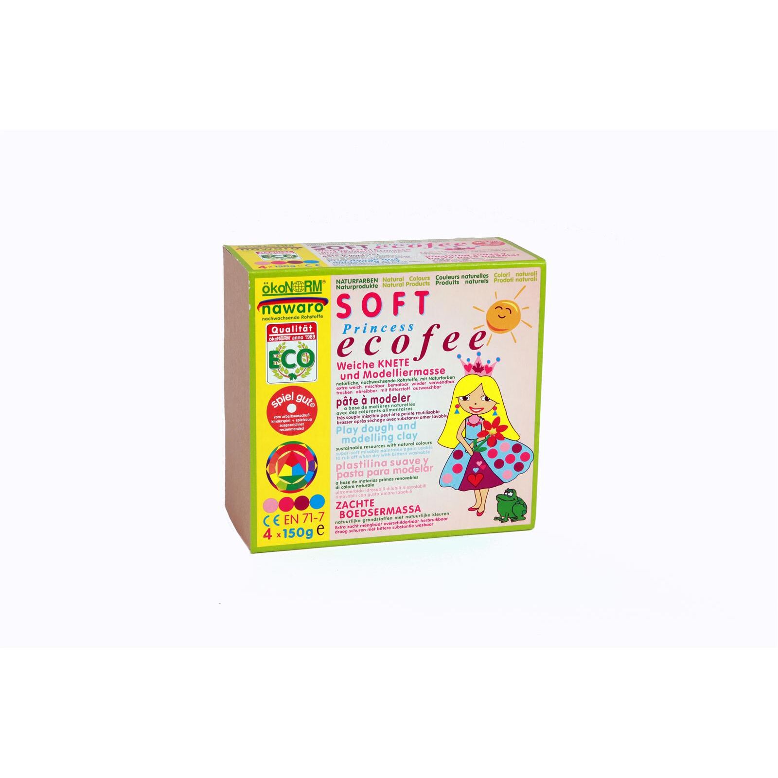 SOFT-Knete, 4er Set Ecofee