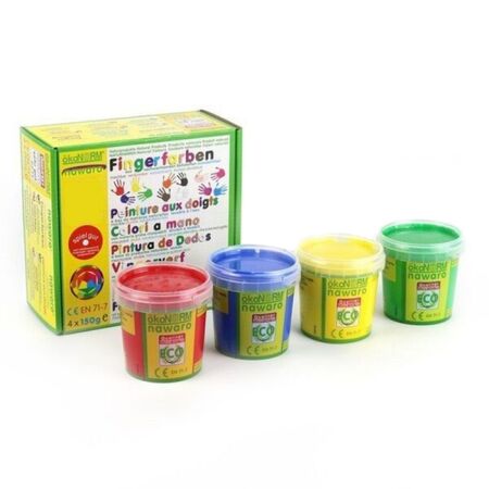 �koNorm Fingerfarben, 4er Set A
