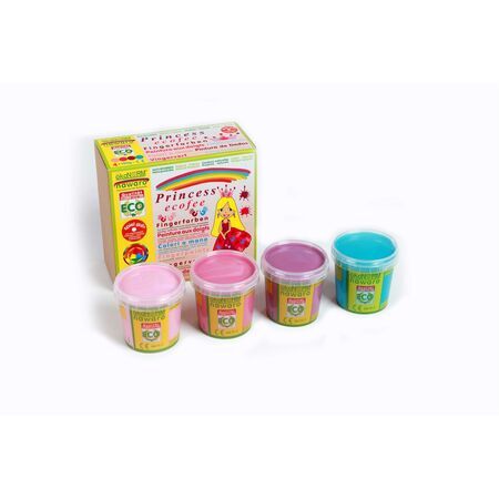 Fingerfarben, 4er Set Princess