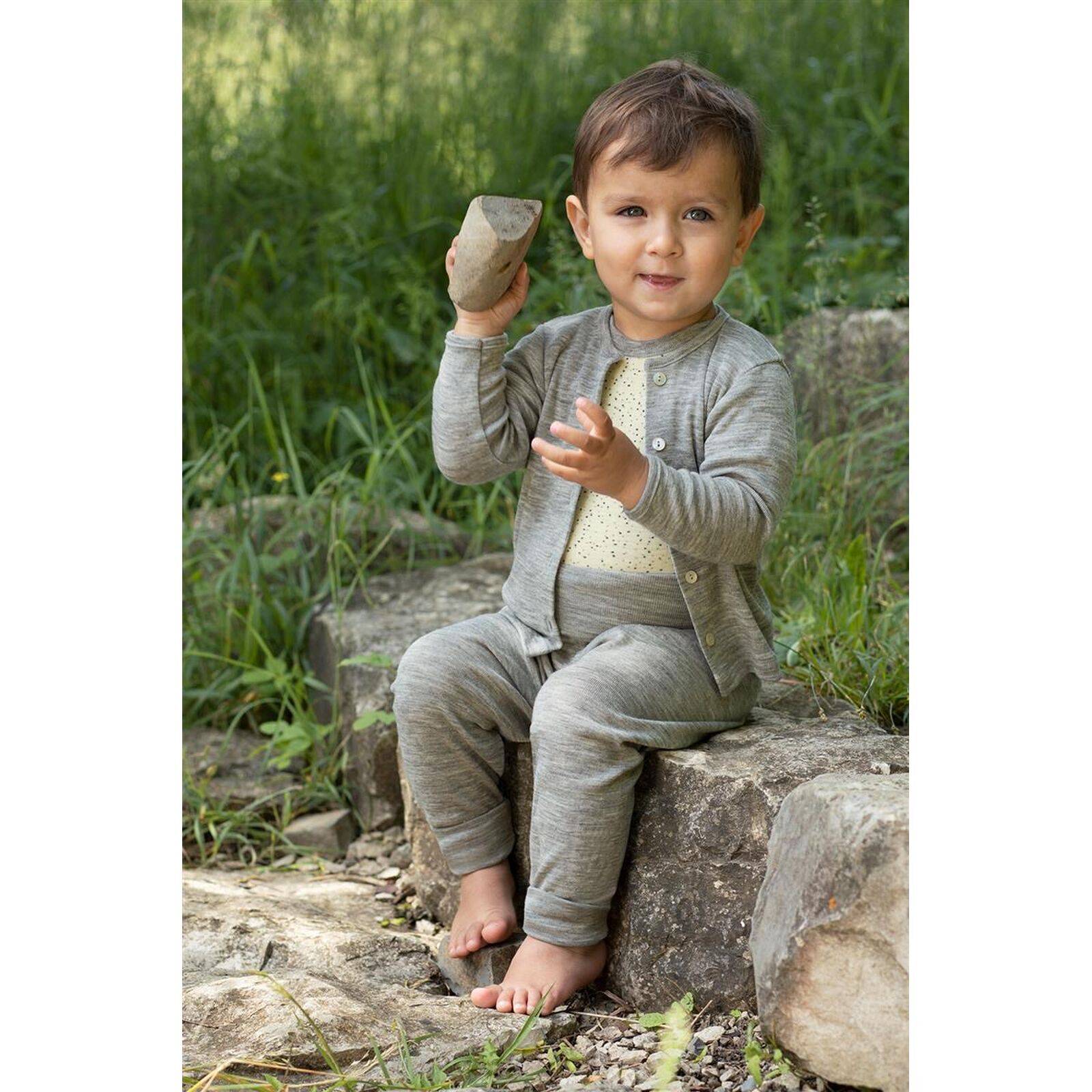 ENGEL Natur Baby Strickjacke Wolle/Seide