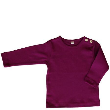 Leela Cotton Langarrmshirt fuchsia