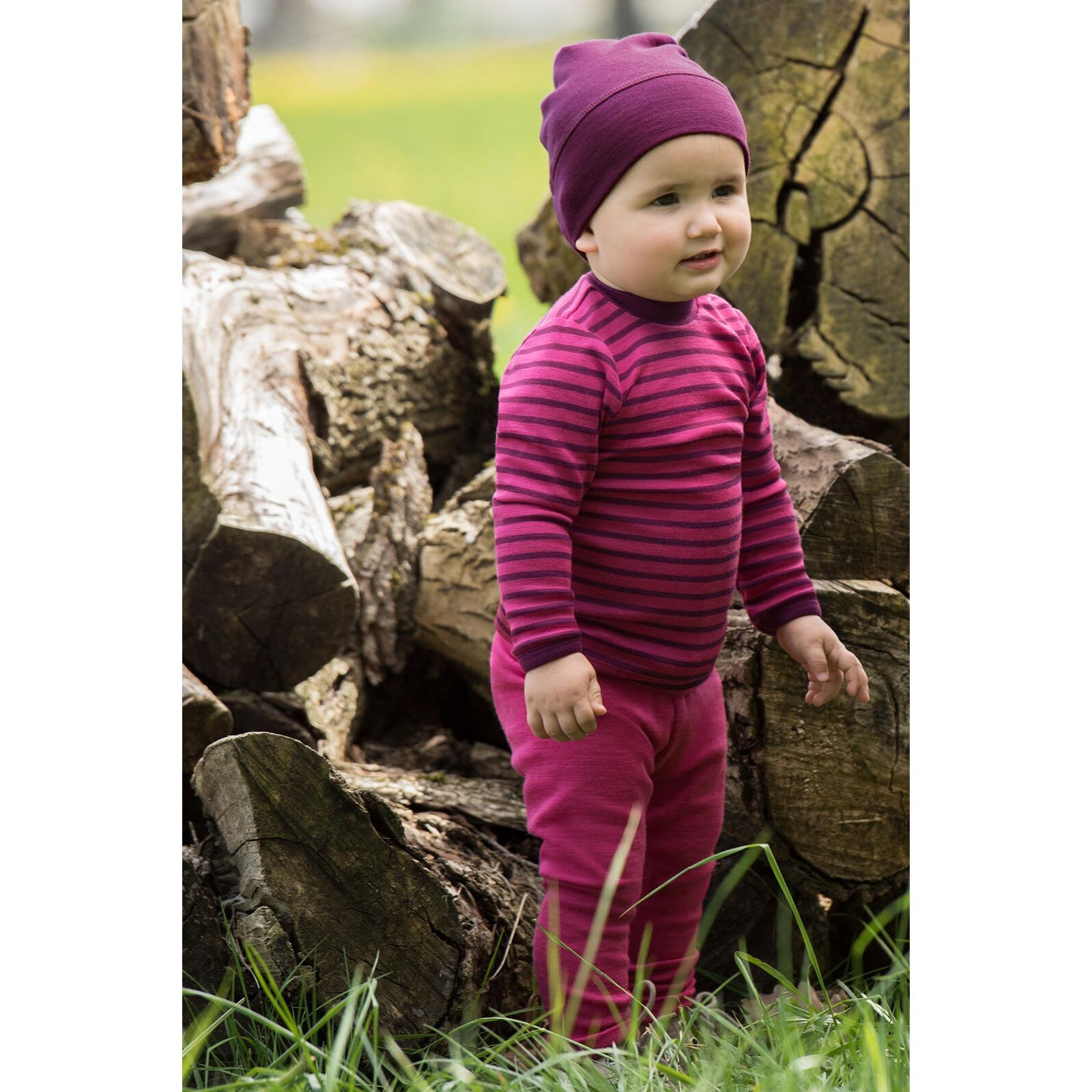 ENGEL Baby und Kinder Mtze orchidee 62/68