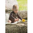 ENGEL Baby Body Langarm Uni walnuss 98/104