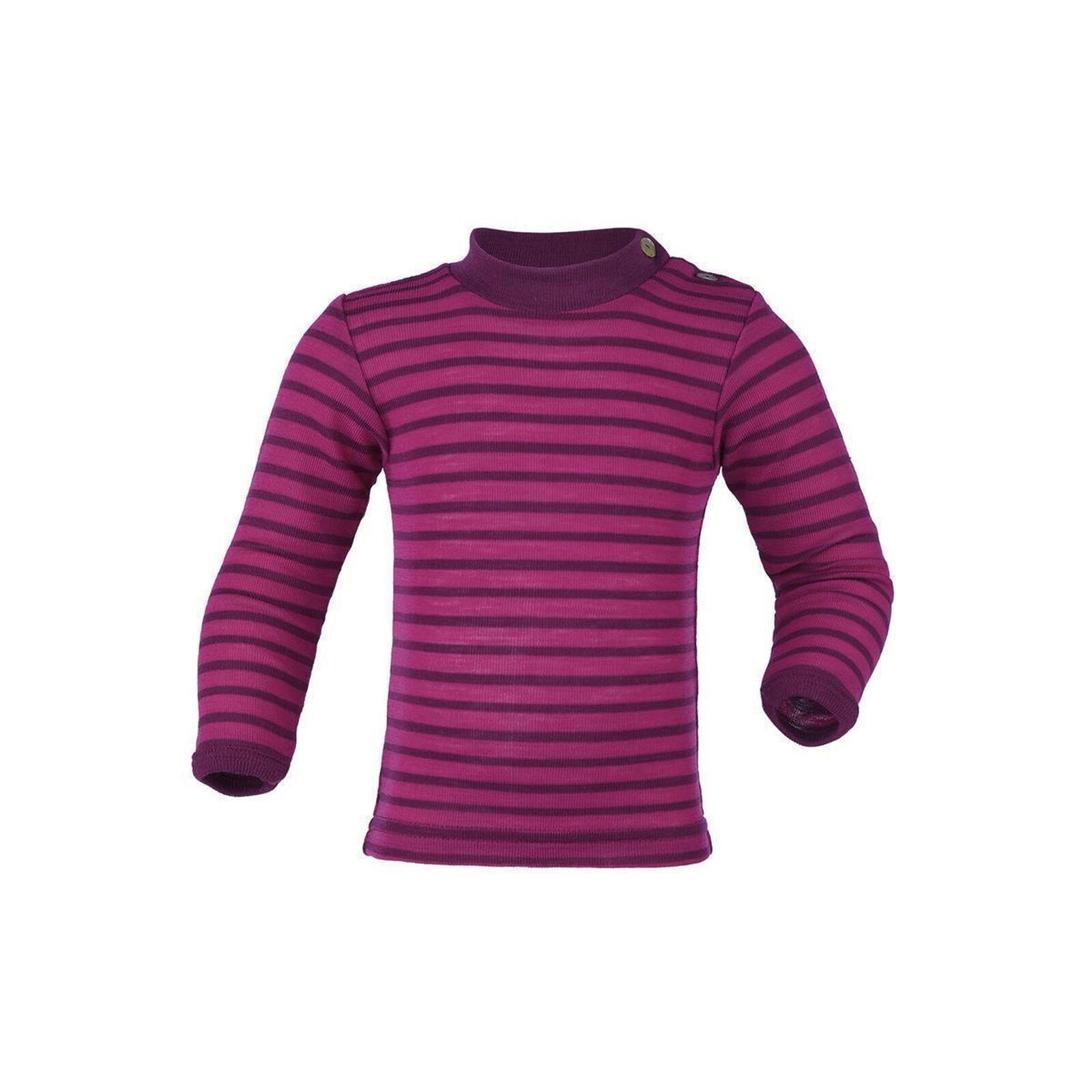 Shirt, langarm - himbeere/orchidee - 74/80