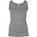 ENGEL Damen Stillhemd hellgrau melange 46/48