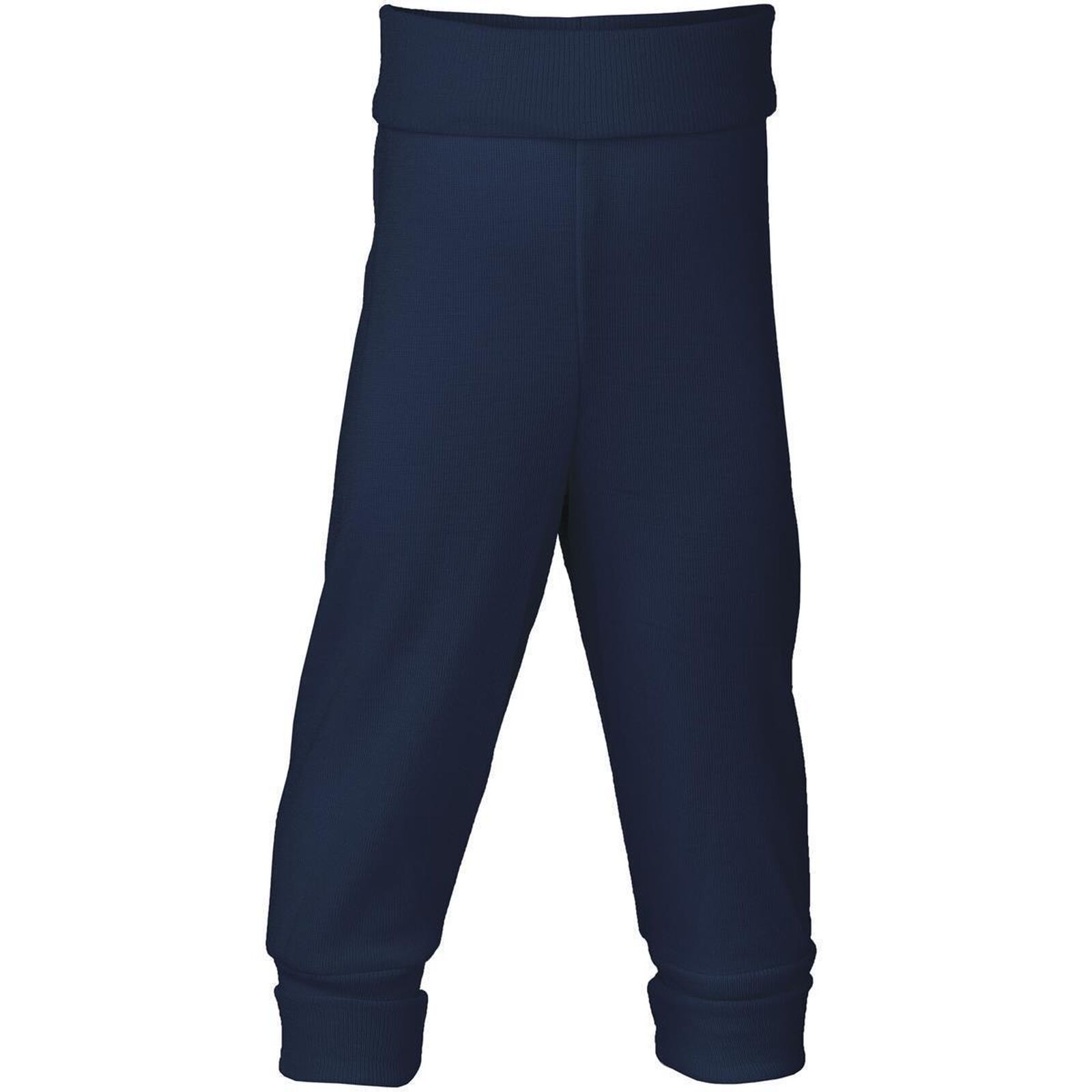 ENGEL Baby Hose mit Nabelbund Bio-Schurwolle/Seide Uni marine 62/68